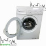 Lave Linge Hublot BEKO LF120510