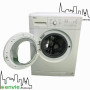 Lave Linge Hublot BEKO WM710